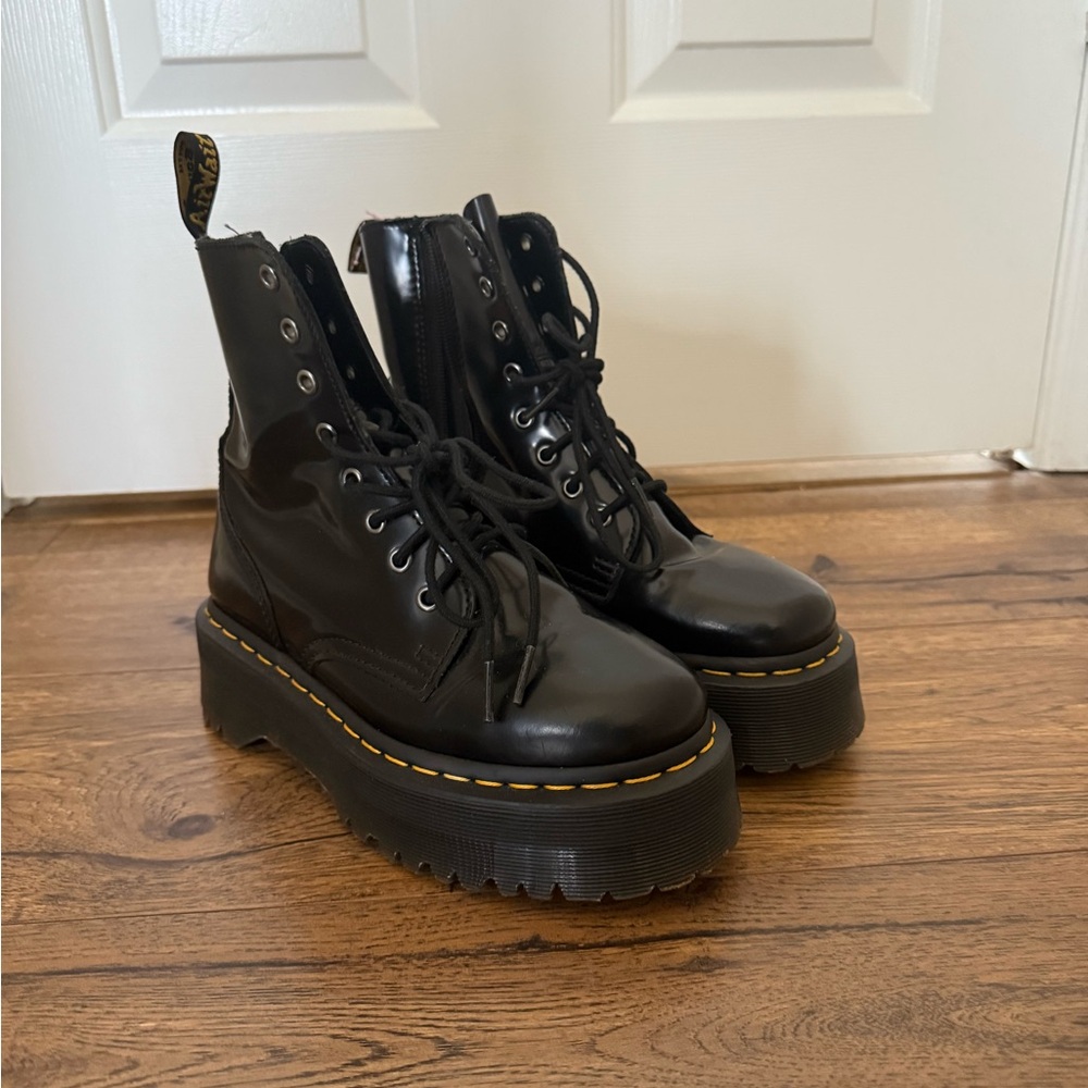 Dr. Martens Black Platform Boots